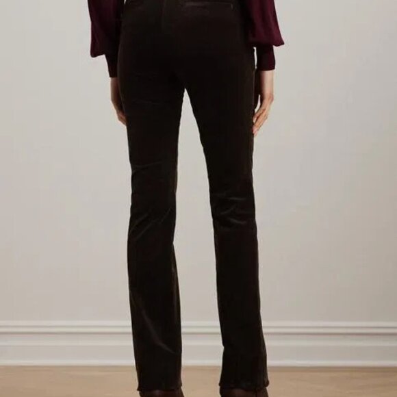 LAUREN RALPH LAUREN High-Rise Corduroy Boot Trouser sz 6P - Picture 2 of 10